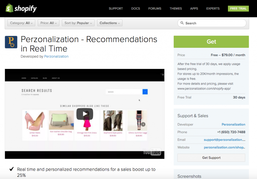Shopify Related Products App - Perzonalization
