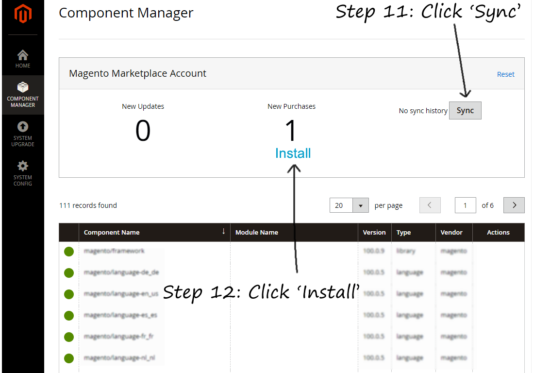 magento install step 77