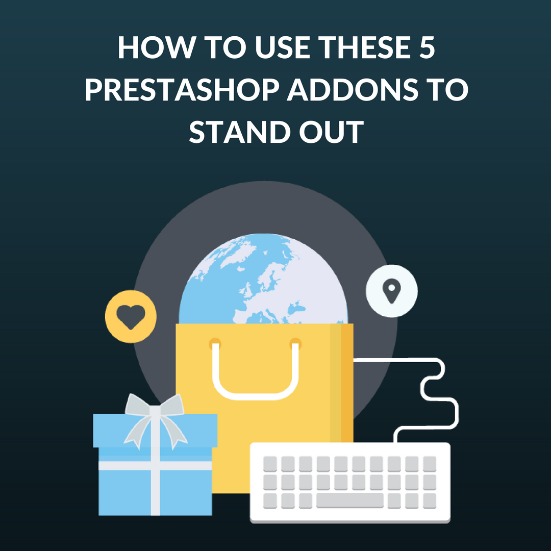 Did you know that PrestaShop addons can help in improving 5 key areas of your eCommerce stores? See our pick of those 5 key areas in our blog.