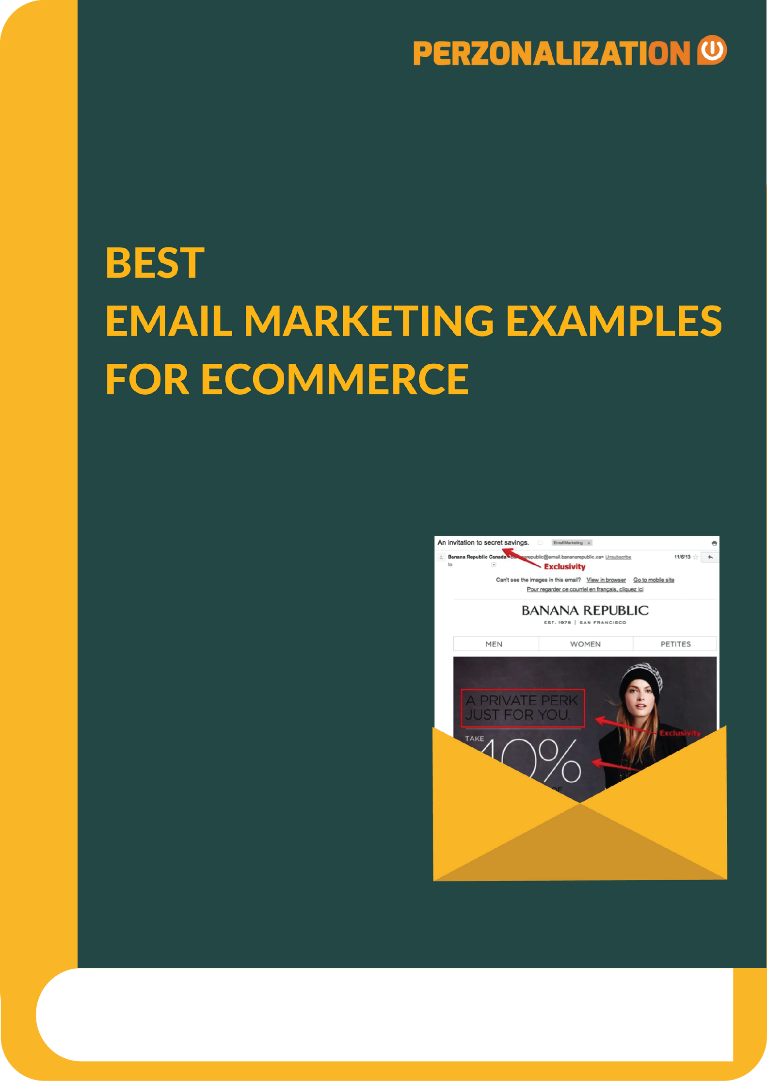 It's not a surprise that best email marketing examples usually come from the eCommerce websites as email is a great retention tool for online retailers.