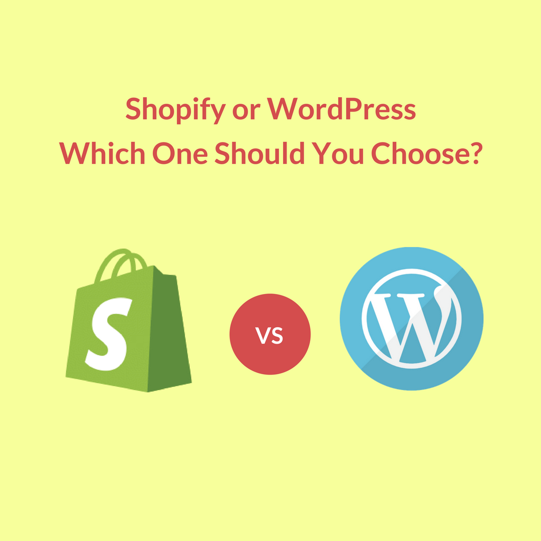 When Setting up an eCommerce store, a very crucial choice is going to be Shopify vs WordPress, which eCommerce platform to build your store on.