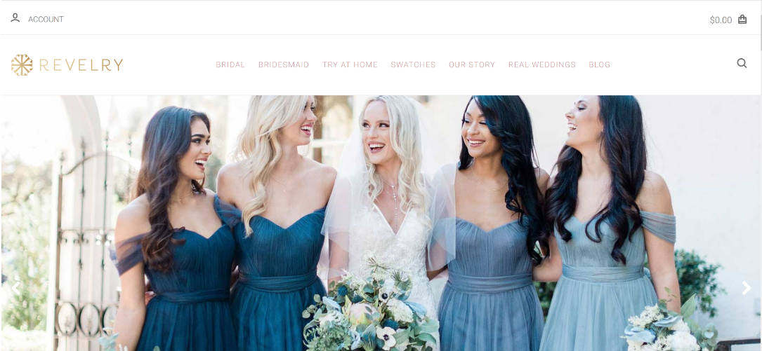 Customer Success Story: Bridal eCommerce Shop, Revelry - Ecommerce