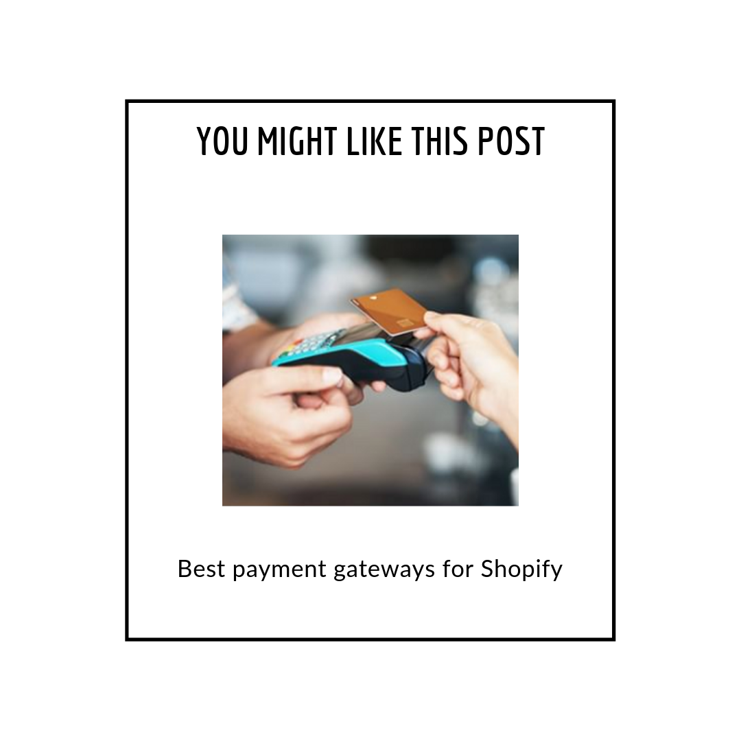 Best payment gateways for Shopify - related posts popup