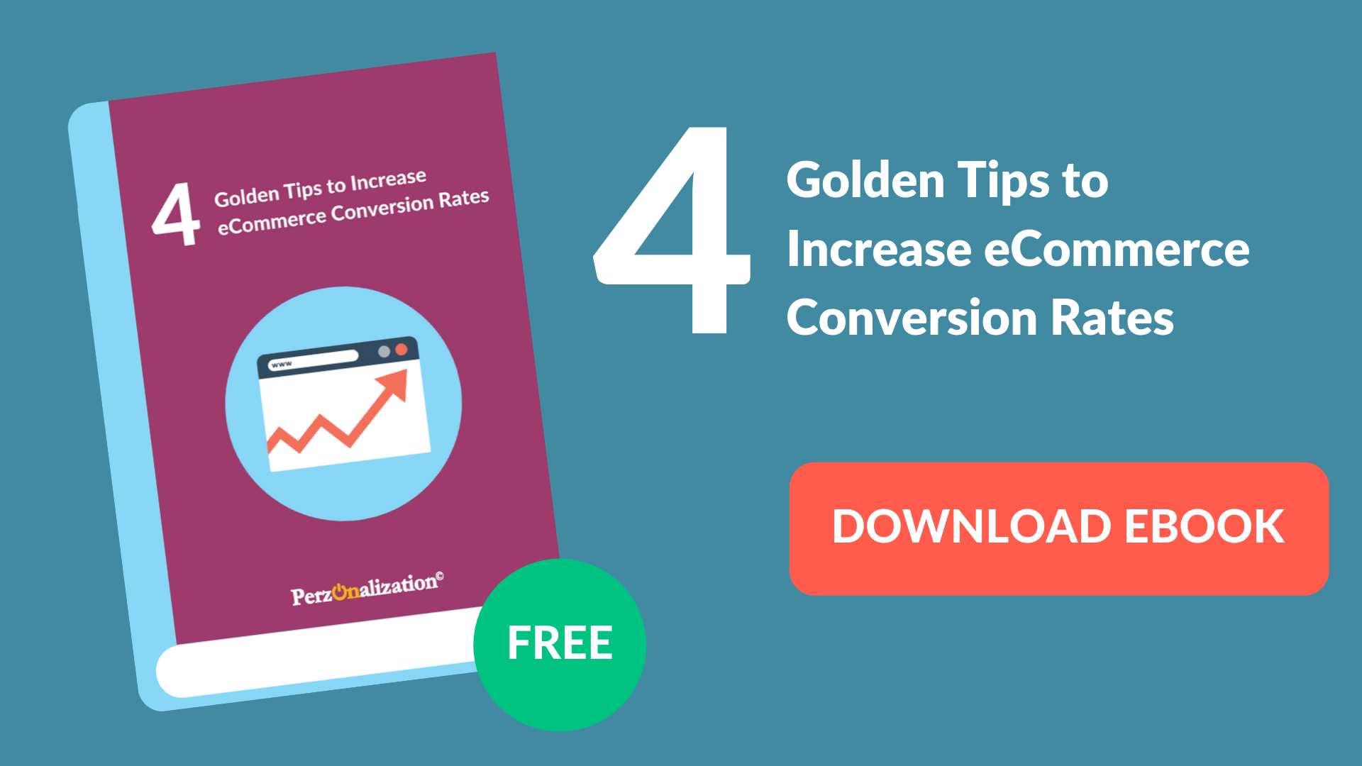 Download free eBook: Tips to increase eCommerce Conversion Rates