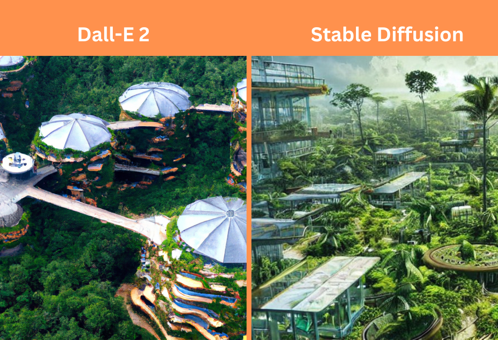 Dall-E 2 vs Stable Diffusion 